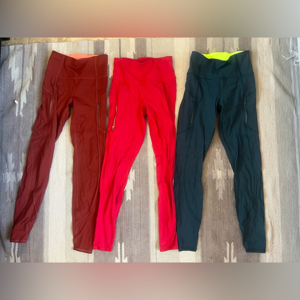 Lot of 3 Athleta Rainier Tight XXS
